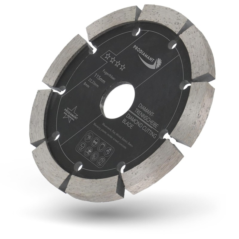 PRODIAMANT Joint Cutter Diameter 115 mm Width 8 mm Milling