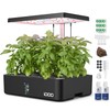 iDOO Hydroponics Growing System Kit 12Pods, Indoor Herb Garden System,