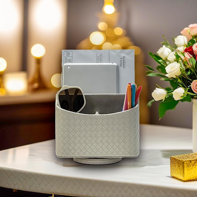 UnionBasic Rotating Desk Organizer, 360 Degree Desk Spinning Caddy, Desktop