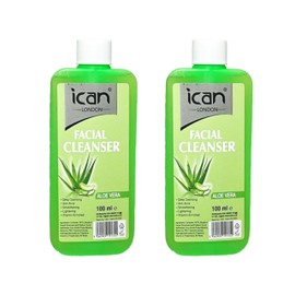 ican London Aloe Vera Deep cleansing Facial Cleanser 2 x 100ml