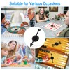 SAFIGLE 25pcs Black Plastic Arrow Game Rotating Board Game Accessories