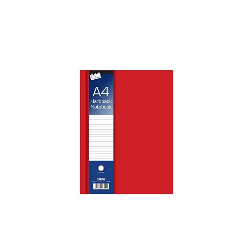 Just stationery A4 Ruled Hardback Book