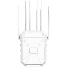 AX1800 Outdoor WiFi 6 Extender, IP65 Weatherproof Wi-Fi 6 Wireless Out-Door Access Point, Supports Extender/AP/Repeater, Dual Band High Power Long Range WiFi Extenders Signal Booster