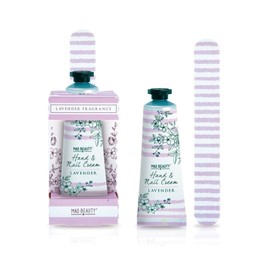 Mad Beauty Lavender Hand Cream and Nail File Gift Set, 30ml