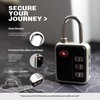UP Security TSA-Approved Combination Padlock - Durable, Resettable, Compact Travel