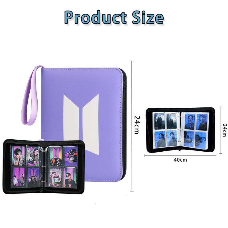Photocards Binder 400 Pockets Album Photo Card Holder Collection Merch