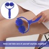 Massageroller Mit Griff,Mit 3 Massageball,Massageroller Beine,Hochwertigem Igelball Massagerolle,Kleine Faszienrolle,Kann Zur