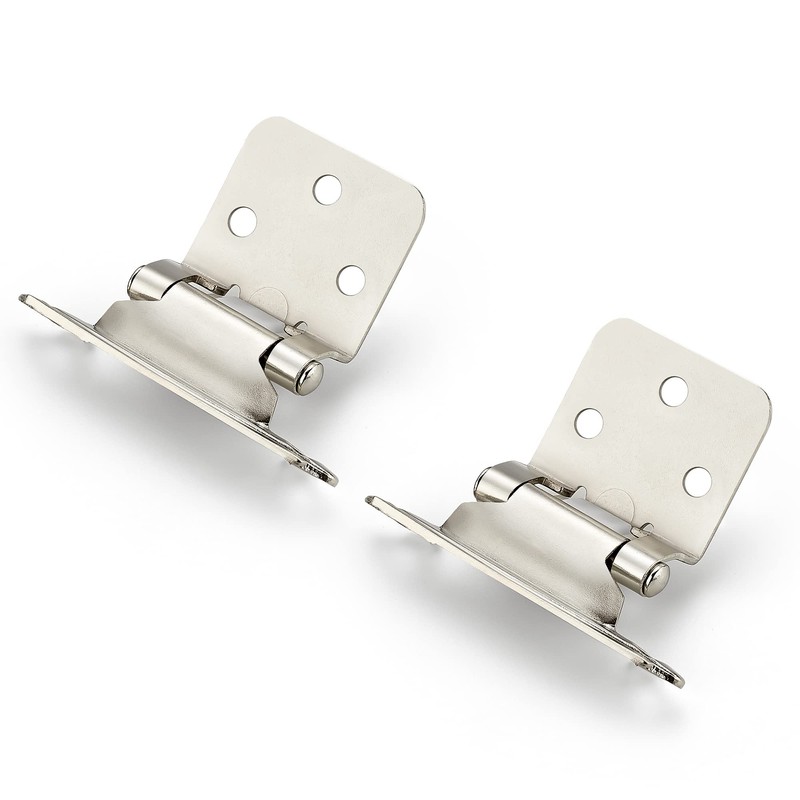 Ravinte 30 Pack (15 Pairs) 1/2 inch Overlay Cabinet Hinges,