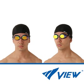 VIEW V630SAM Swimming Goggles With Swipe Anti-Fog, BKOR