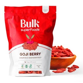 BULK SUPERFOODS Goji Berries - Goji Berry 100% Orgánico y Natural