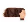 Training Head Maniqui Cabeza Cabello Natural Marrón 66 Cm Training