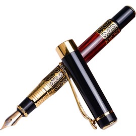 Luxury Fountain Pen Premium Fountain Pen High-Quality Metal with Elegant Piano Lacquer Nib A