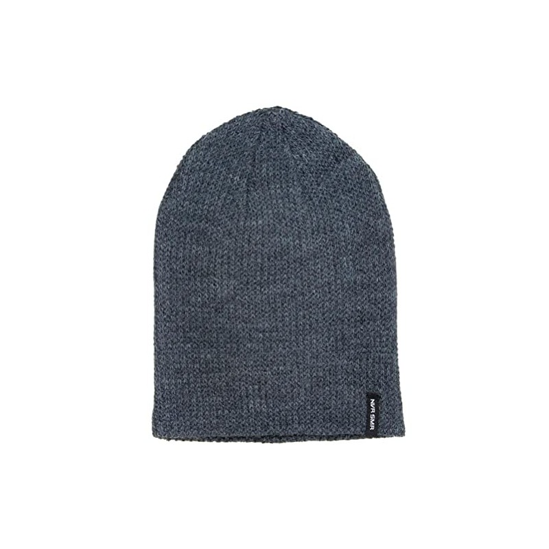 Never Summer Solid Beanie (Charcoal Heather)