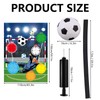BTFO Trampoline Soccer Game Set with Light Strip, Football Moving