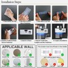 Toothbrush Holders for Bathrooms, Toothbrush Holder Wall Mounted with Toothpaste