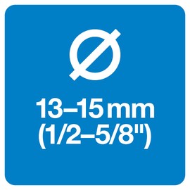 Fiskars 1057621 Schlauch Hose, Black/Orange/Blue