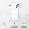 SYCON 4 Outlet Wall Adapter with A Power Switch and