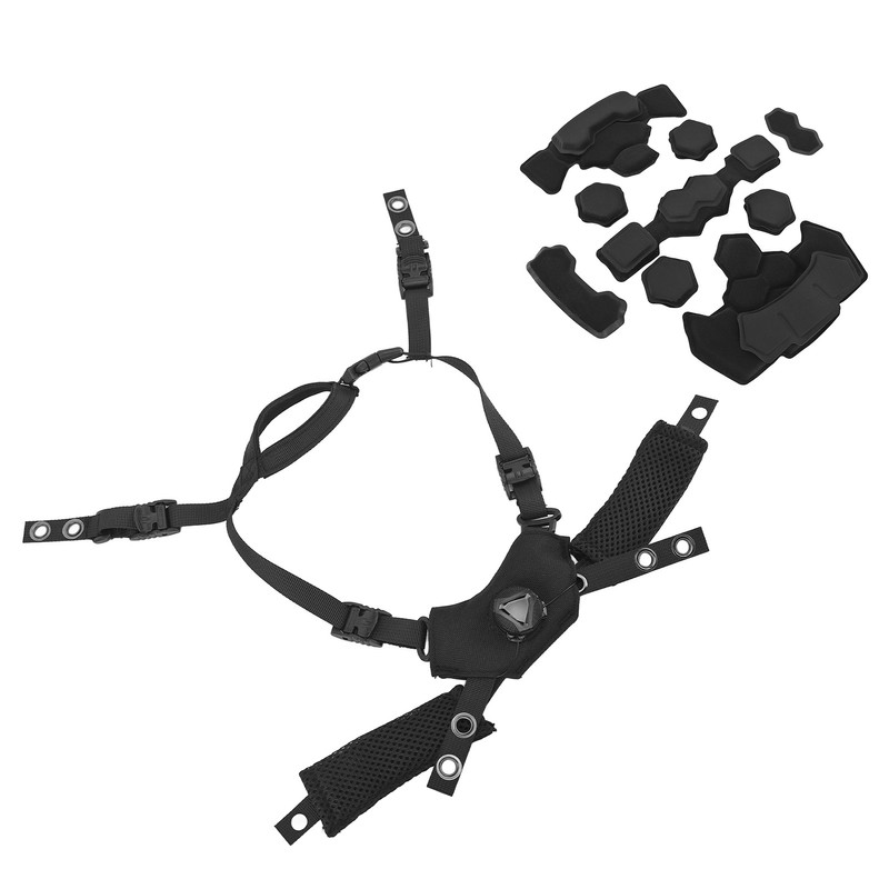 Helmet Liner System Internal Sponge Pad Adjustable Helmet Dial Suspension