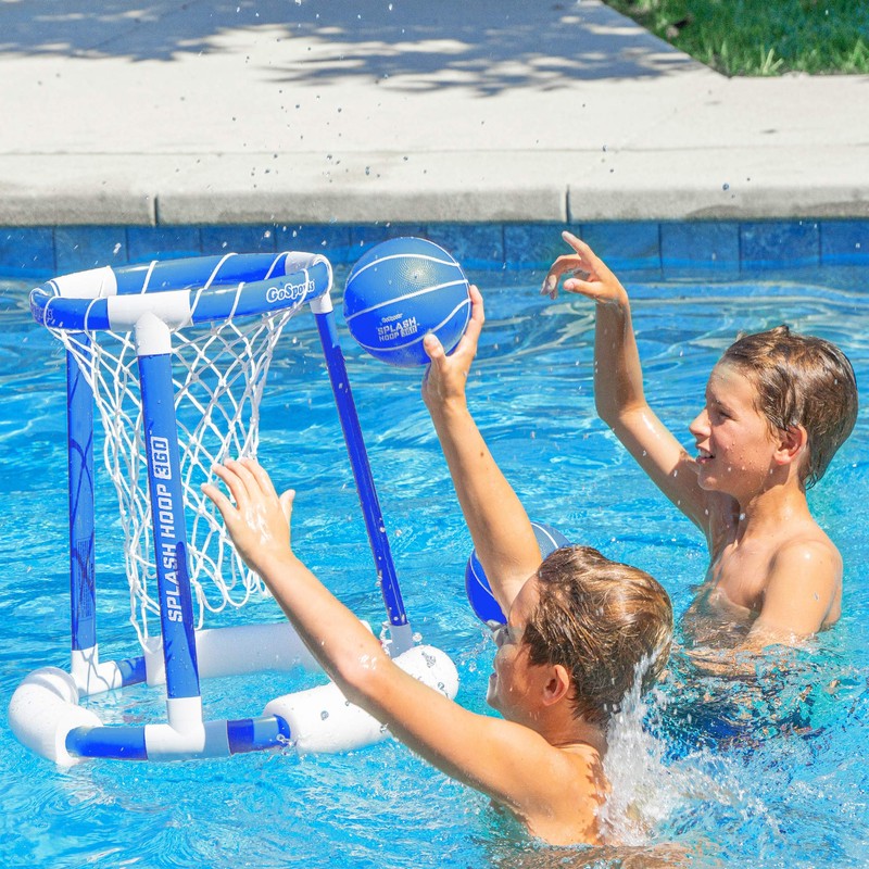 GoSports Splash Hoop 360 Floating Pool Basketball Game Includes Hoop,