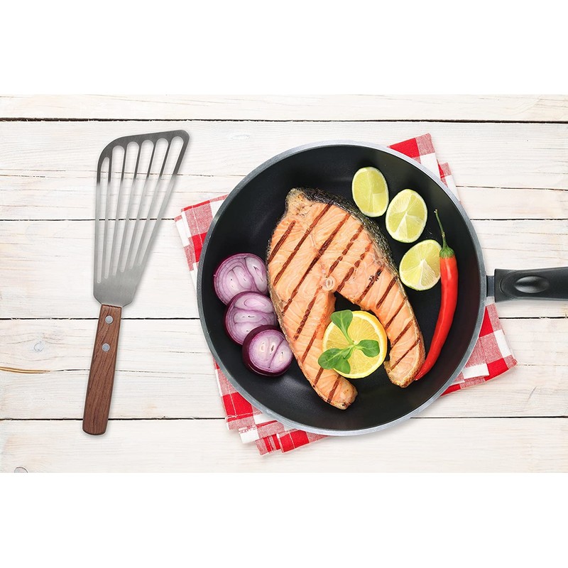Maine Man Angled Fish Spatula, 18/8 Stainless Steel Blade, For