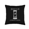 JESUS is Coming Soon – Rapture Warning Christian Quote Throw
