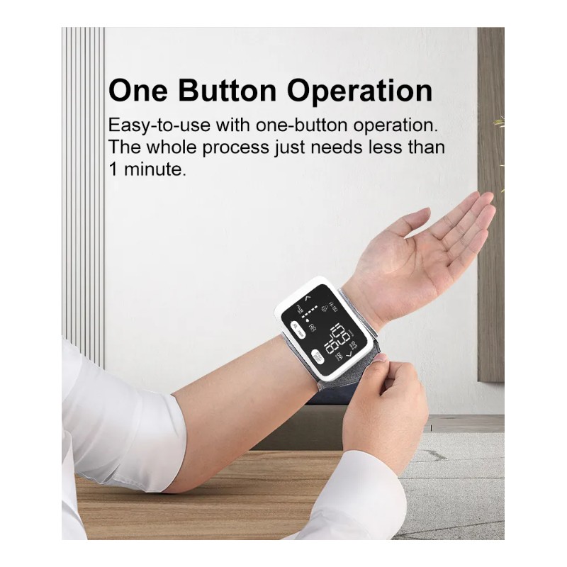 Baymed Automatic Wrist Blood Pressure Monitor Home Use/Gift