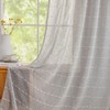 YJ YANJUN Grey Curtains 108 Inches Long for Living Room