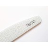 8X Nail Files Zebra Shape Half Moon Chose GRIT Double