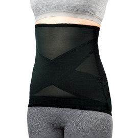 Como Life Cross Tummy Shaper, M-L, Stomach, Compression, Waist Shaper, Cross Type Taping, Inner, Waist Tightening, Support, Thin, Mesh, Breathable, Stretchy, Doesn't Slip, [Waist Size: Approx. 25.2 - 28.7 inches (64 - 73 cm)]