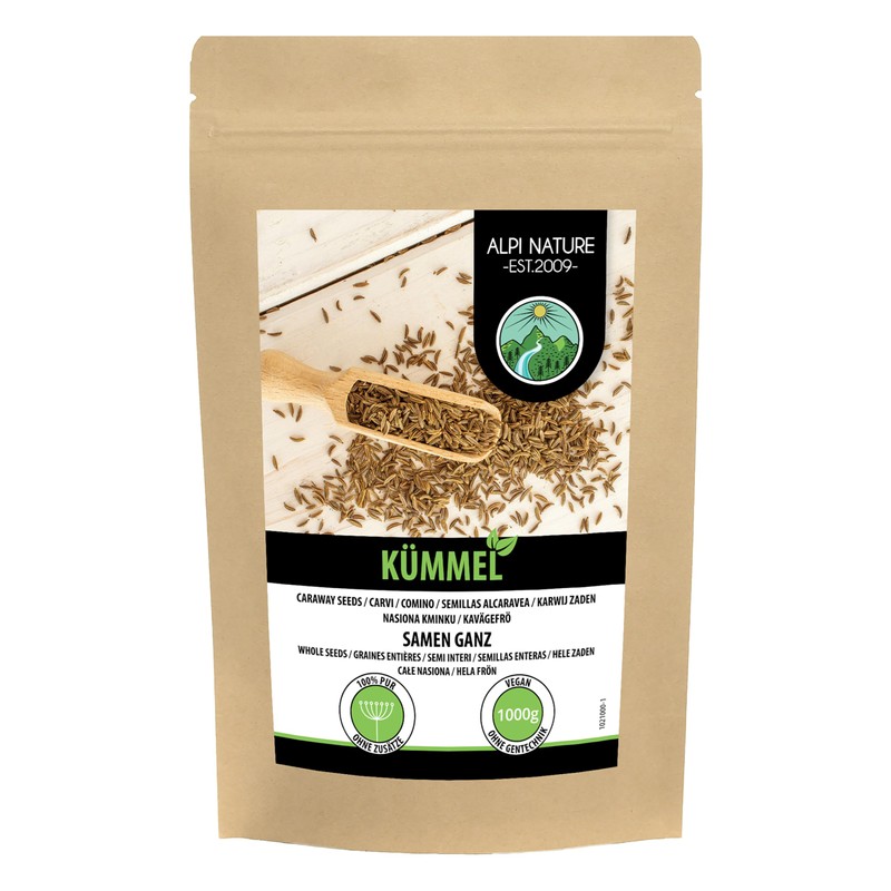 Caraway seeds whole (1kg, 2.2 lb), caraway seeds 100% natural,