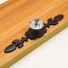 ESreake Drawer Dresser Knobs Pull Handles,Large Size Black Diamond Clear