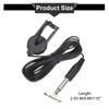 QUARKZMAN Clip Violin Pickup with 6 mm Plug Instrument Violin