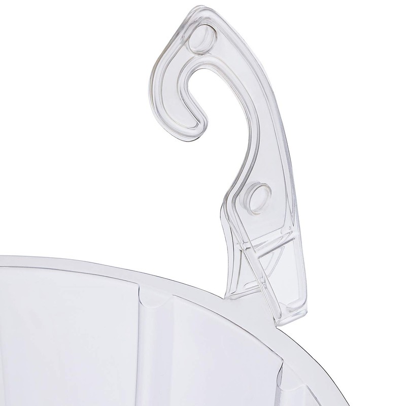 Idyllize 5 Piece of 10 Inch Clear Plastics Plant Saucers