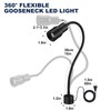 Deeffe 7W Magnetic Base LED Work Light, Magnet Shop Lamps