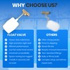 3/8" Stainless Steel Water Float Valve – Heavy-Duty 125 PSI