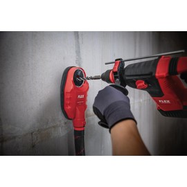 Flex SAD BS D32 D67 Drill Dust Adapter with Rubber Seal for Drilling up to 67 mm Diameter Clip Hose Connection Diameter 32 mm Drilling Accessories 513776