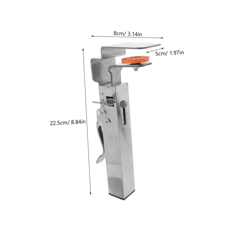 Operitacx Adjustable Drawer Fixing Clamp Stainless Steel Installation Clip for