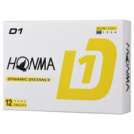 HONMA 2024 Homma D1 BT2401 Yellow (1 Dozen 12 Pack)