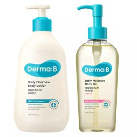 DermaBi 더마비 바디오일 200ml (프레쉬피치) + 데일리 바디로션 400ml DermaBee Body Oil 200ml (Fresh Peach) + Daily Body Lotion 400ml [Body Oil 200ml + Daily Body Lotion 400ml]