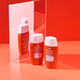 Rilastil Sun System Fotoprotector Water Touch Spf50+ con Color, Protector Solar Facial Ligero de Base Acuosa, Resistente al Agua, Con Ácido Hialurónic