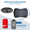 Hikenture Ultralight Inflatable Pillow with Removable Cover for Neck Lumber