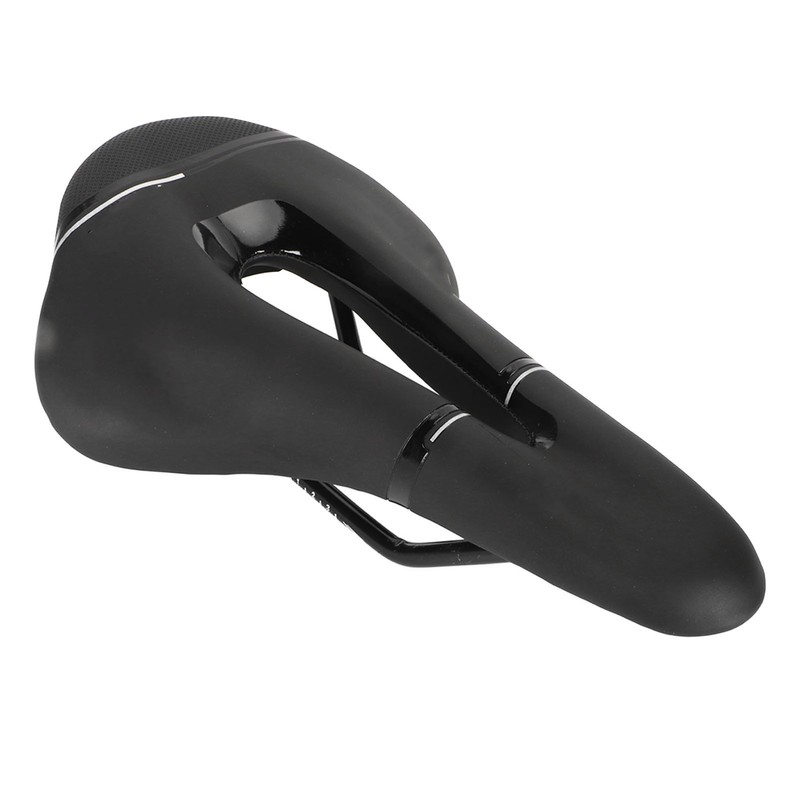 Bicycle Saddle Hollow Breathable Shock Absorbing Height Adjustable Prevent Slip