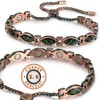 RainSo Women Pure Copper Magnetic Bracelets Adjustable Design with Display