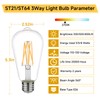 CHULEIBACUI ST21/ST64 3 Way LED Bulb, E26 Base, 30/50/80W Equivalent