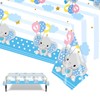 Baby Blue Elephant Baby Shower Decoration Disposable Tablecloth 54 x