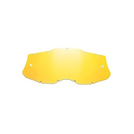 SeeCle HZ Unisex - Adult SE-41s273-hz Replacement Gold Mirrored Lens Compatible with 100% Racecraft 2 Strata 2 Accuri 2 Mercury 2 Glasses Mask Clear One Size