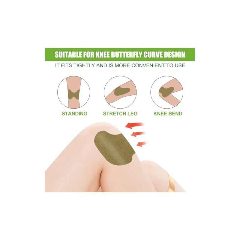 Parche para Alivio Dolor de Rodillas, 10pcs Dolor Rodilla Parche