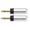 3.5mm Repair Plug Solder Type Gold Plated Replacement Mono Male