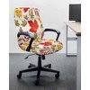 DecorLovee Fall Botanical Office Chair Covers Stretchable Computer Gaming Chair