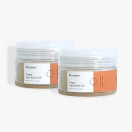 Bonajour 더블세트 진저 아쿠아 릴리프 패드 60매 Double Set Ginger Aqua Relief Pad 60 Sheets